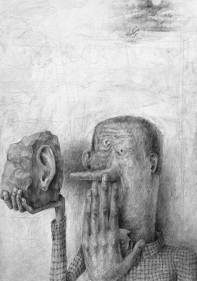 Stefan Zsaitsits Drawing Zeichnung 
