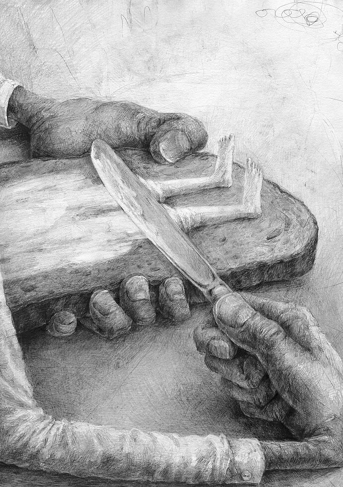 Stefan Zsaitsits Drawing Zeichnung 